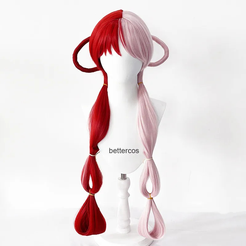 CyUta Cosplay Wig Anime Uta Re - Anime Cosplay With Red Hair avaliação e preço