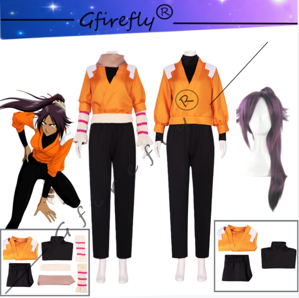 BLEACH Yoruichi Shihouin Cospl - Anime Cosplay Manga avaliação e preço