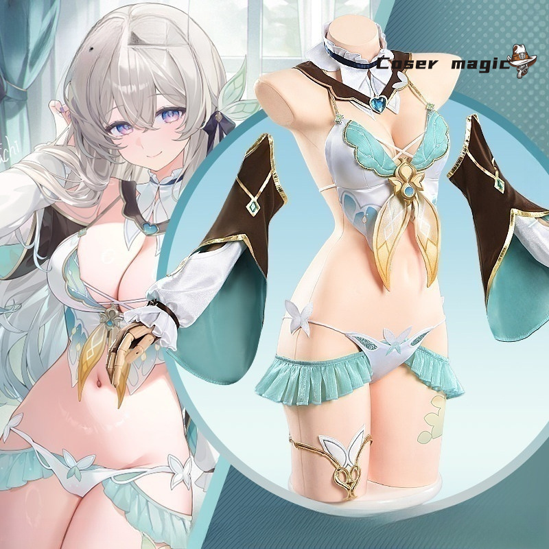 Azur Lane KMS Agir Cosplay cos - Anime Cosplay Bikini avaliação e preço