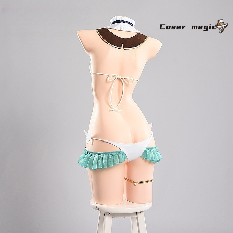 Azur Lane KMS Agir Cosplay cos - Anime Cosplay Bikini avaliação e preço