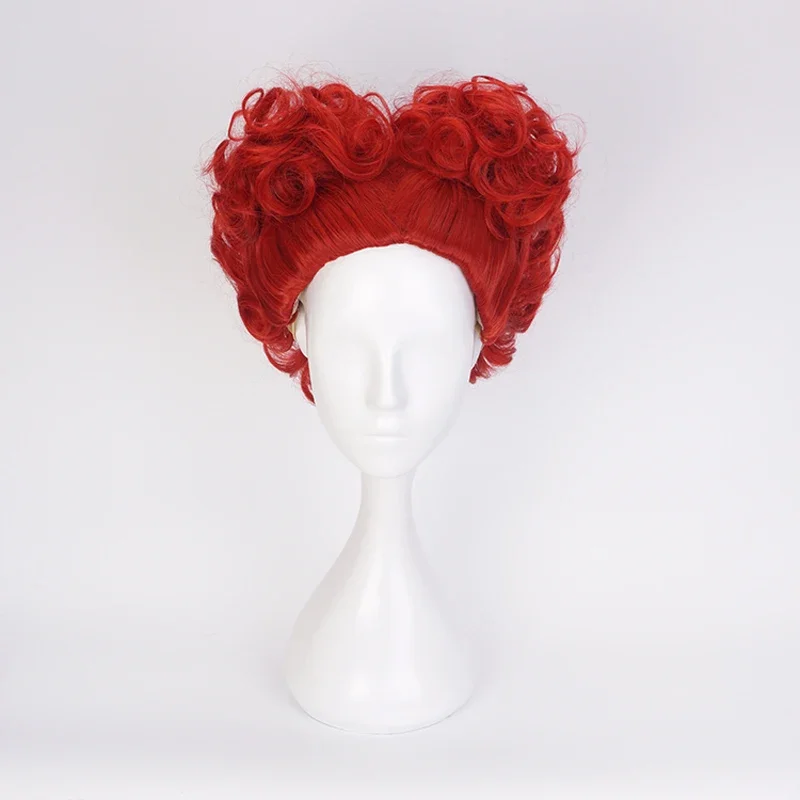 Alice Red Queen Cosplay Wig Qu - Anime Cosplay With Red Hair avaliação e preço