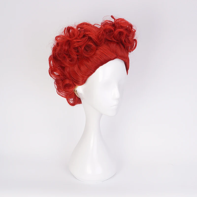 Alice Red Queen Cosplay Wig Qu - Anime Cosplay With Red Hair avaliação e preço