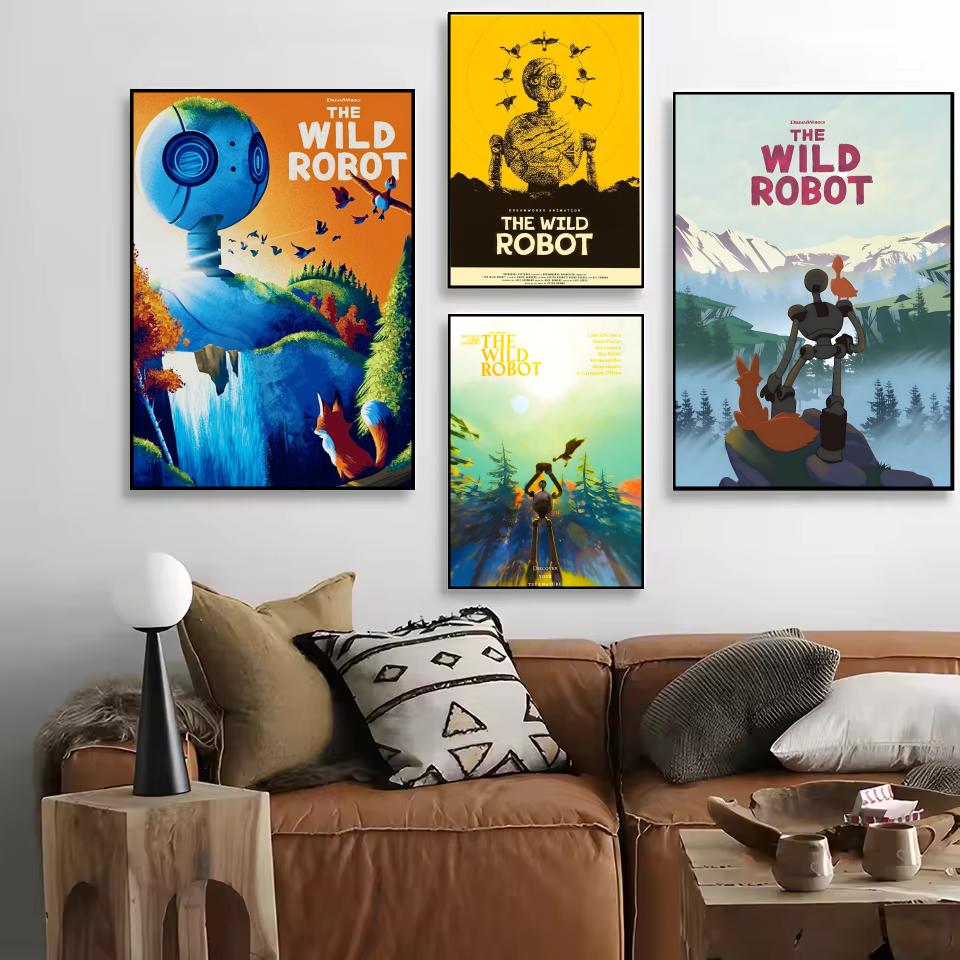 The W-Wild Robot Anime Poster  - Anime Cosplay Wallpaper avaliação e preço