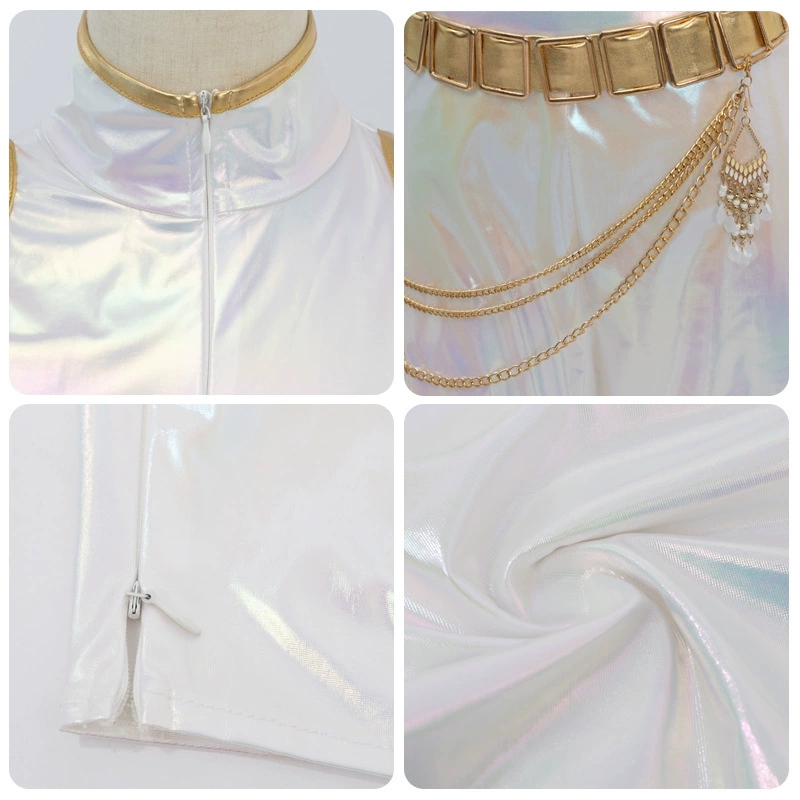 Cosplay Costume PU Leather Whi - Anime Cosplay Mujer avaliação e preço