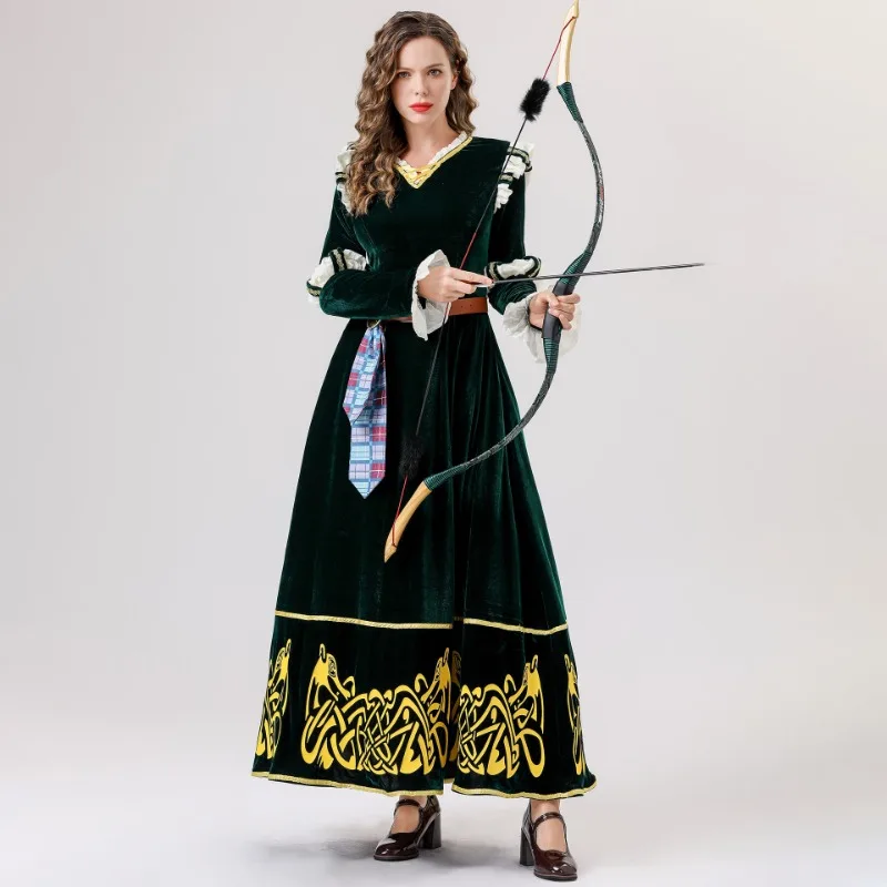 Brave Cartoon Princess Merida  - Anime Cosplay With Red Hair avaliação e preço