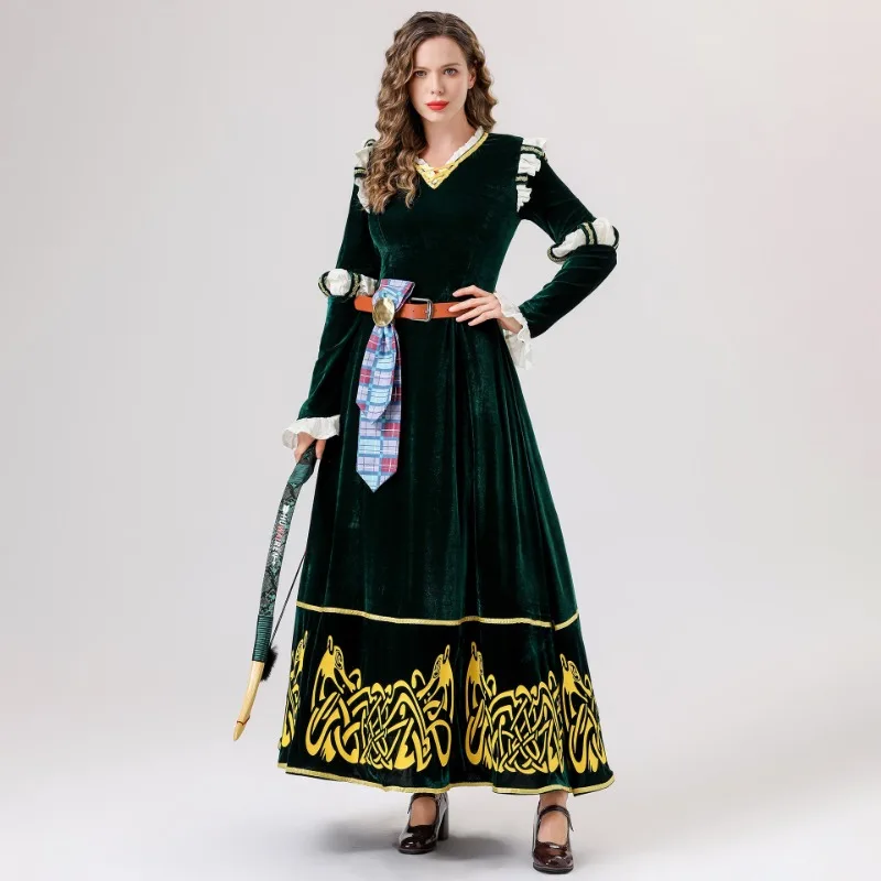 Brave Cartoon Princess Merida  - Anime Cosplay With Red Hair avaliação e preço