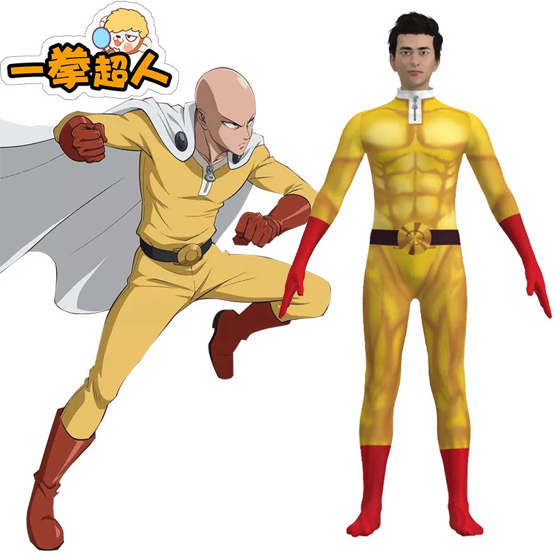 New Halloween Cosplay One Punc - Anime Cosplay One Punch Man avaliação e preço