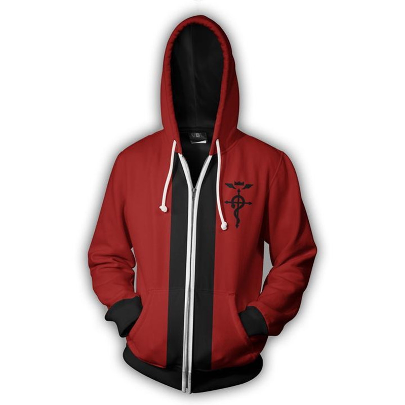 Anime Cosplay Sweatshirts Trac - Fullmetal Alchemist Coat avaliação e preço