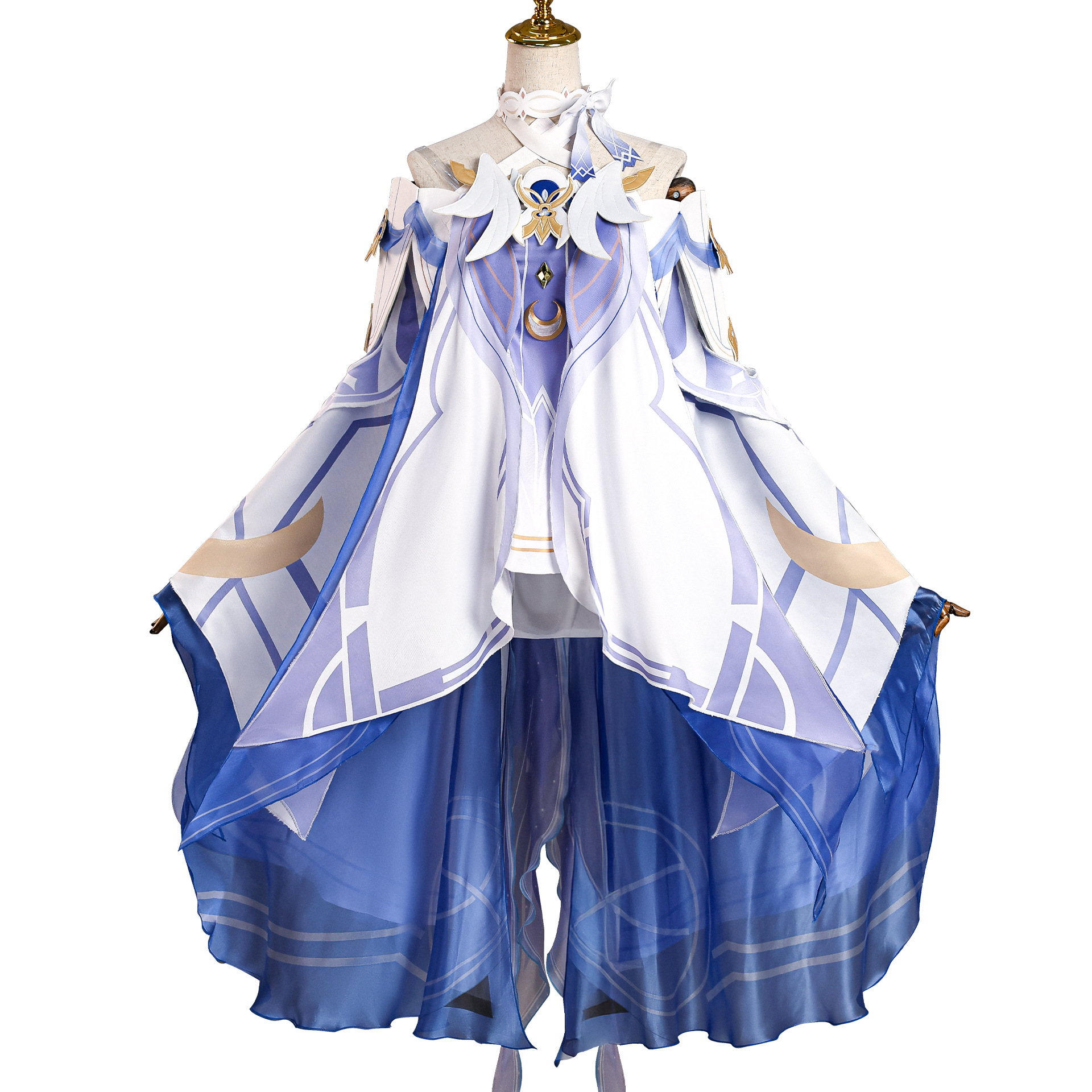 Game Genshin Impact  Columbina - Anime Cosplay Wigs avaliação e preço