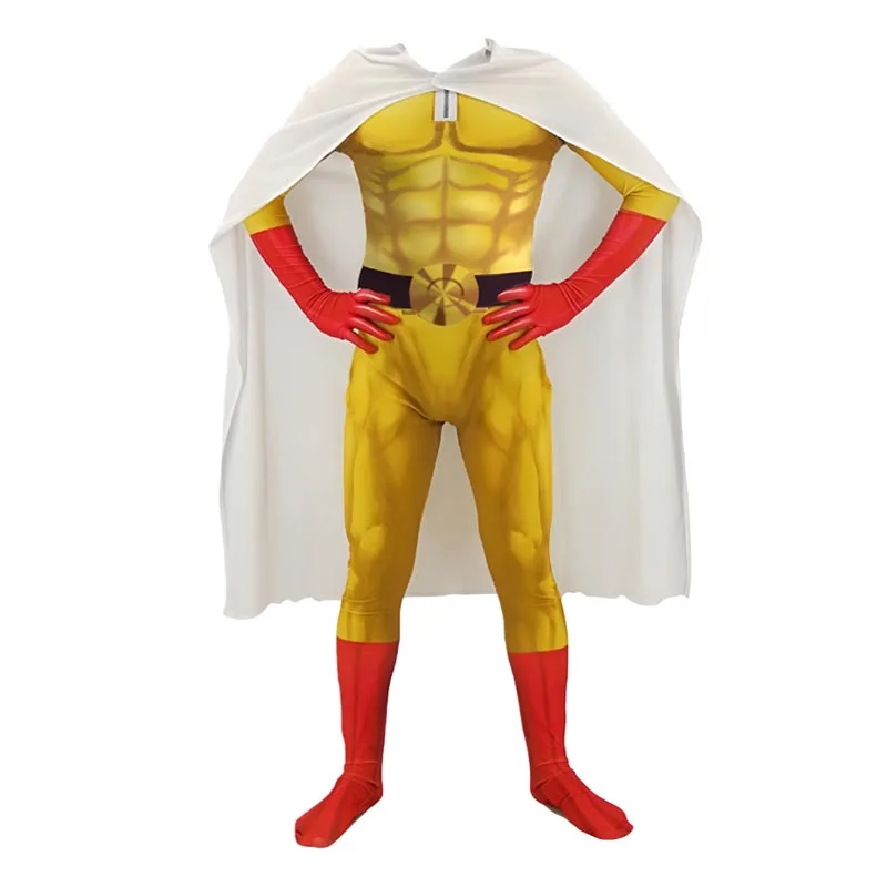 Saitama Full Cosplay Set One P - Anime Cosplay One Punch Man avaliação e preço