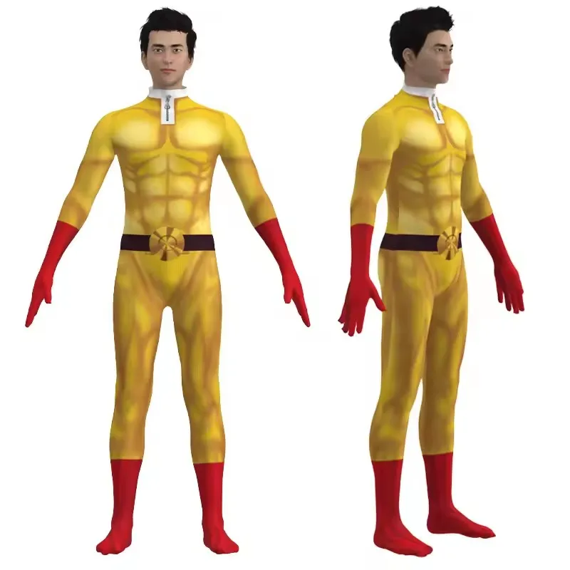 Saitama Full Cosplay Set One P - Anime Cosplay One Punch Man avaliação e preço