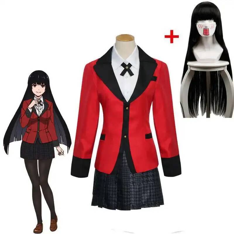 Anime Kakegurui Yumeko Jabami  - Anime Cosplay Yumeko avaliação e preço
