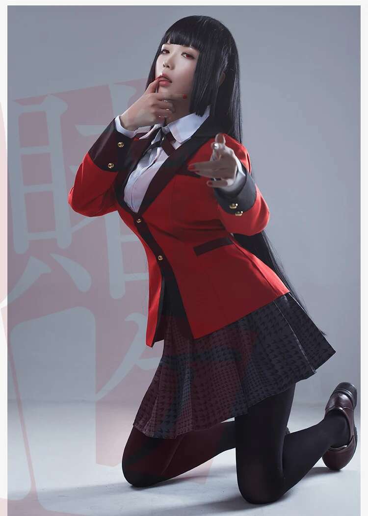 Anime Kakegurui Yumeko Jabami  - Anime Cosplay Yumeko avaliação e preço