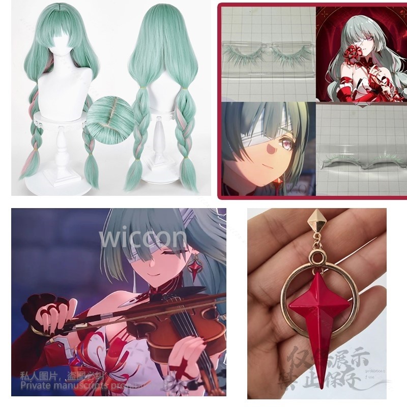 Anime Phrolova Cosplay Wig Gre - Anime Cosplay Wigs avaliação e preço
