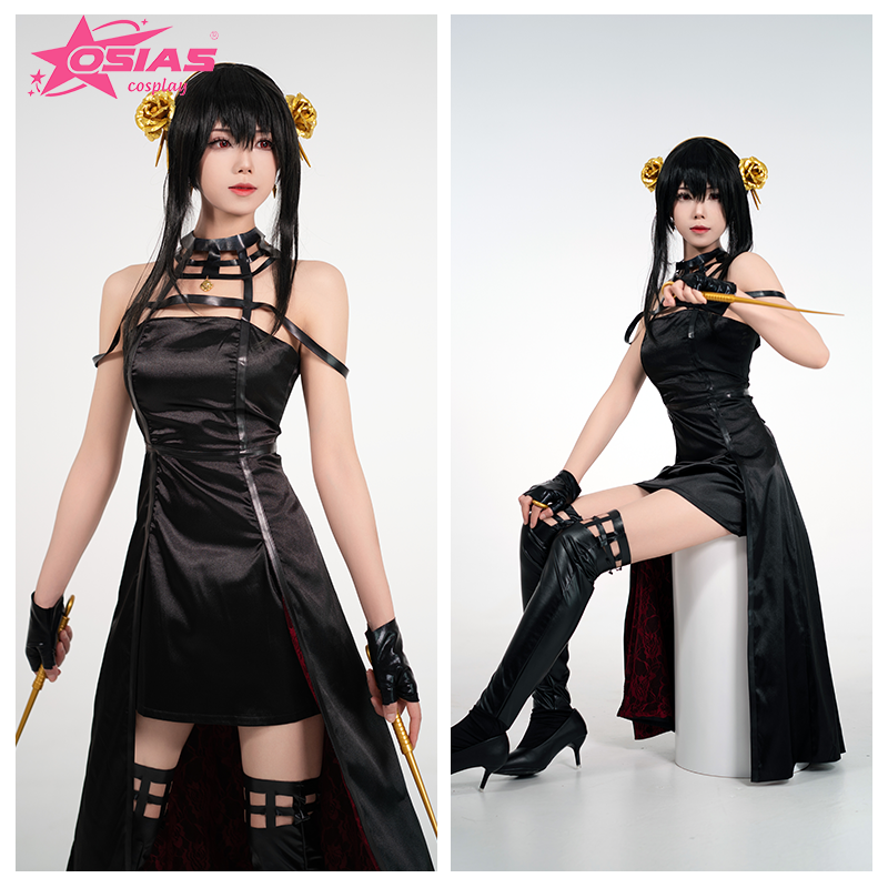 OSIAS Yor Forger Cosplay Costu - Anime Cosplay Yor Forger avaliação e preço