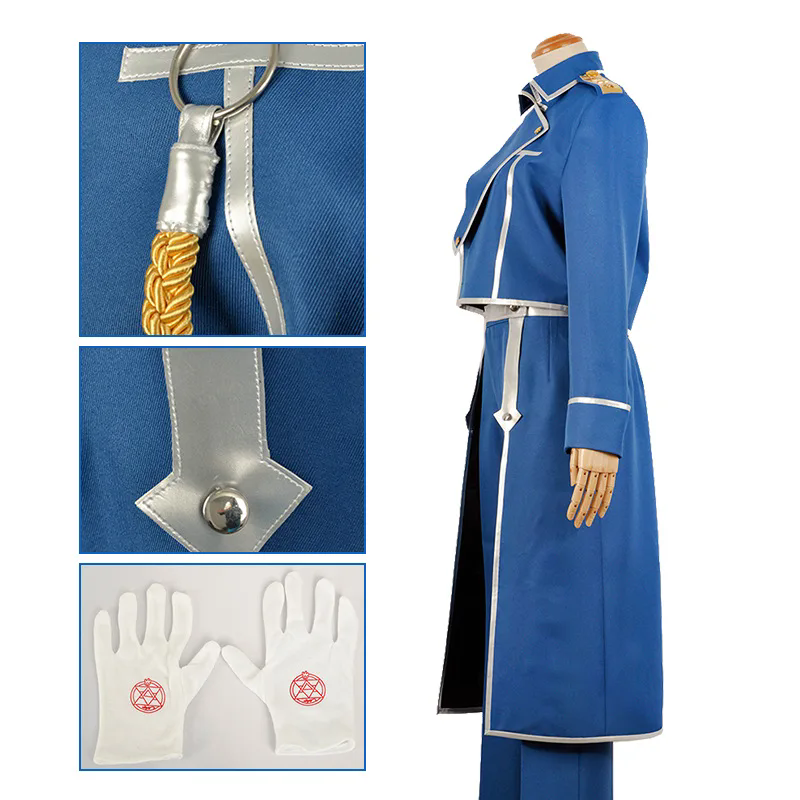 New Anime Alchemist Roy Mustan - Fullmetal Alchemist Coat avaliação e preço