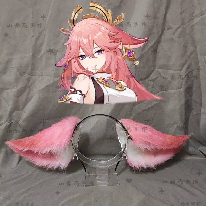 Anime Genshin Impact Yae Miko  - Cosplay Anime Yae Miko avaliação e preço
