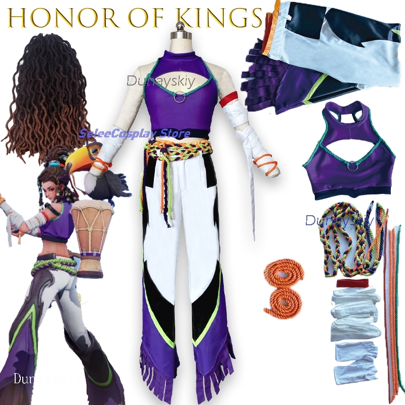 honor Of Kings Girlypop Mayene - Anime Cosplay Kostüm avaliação e preço
