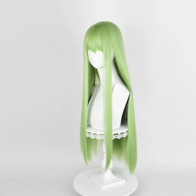 Anime CC Cosplay Green Wig Lon - Anime Cosplay Mujer avaliação e preço