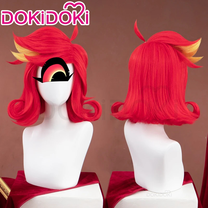 IN STOCK Niffty Wig Anime Cosp - Anime Cosplay With Red Hair avaliação e preço