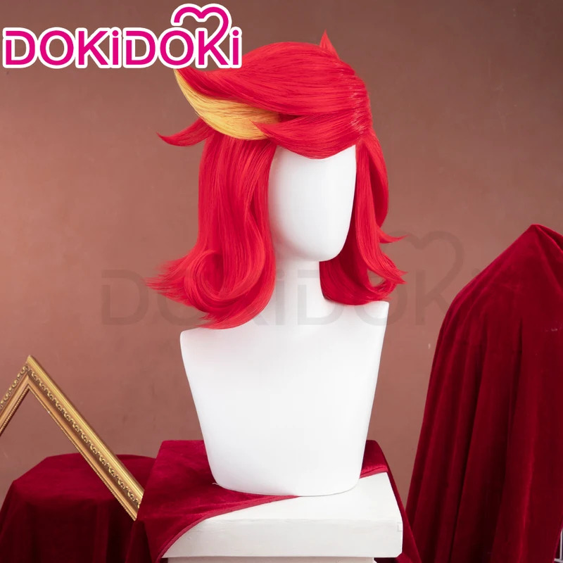IN STOCK Niffty Wig Anime Cosp - Anime Cosplay With Red Hair avaliação e preço