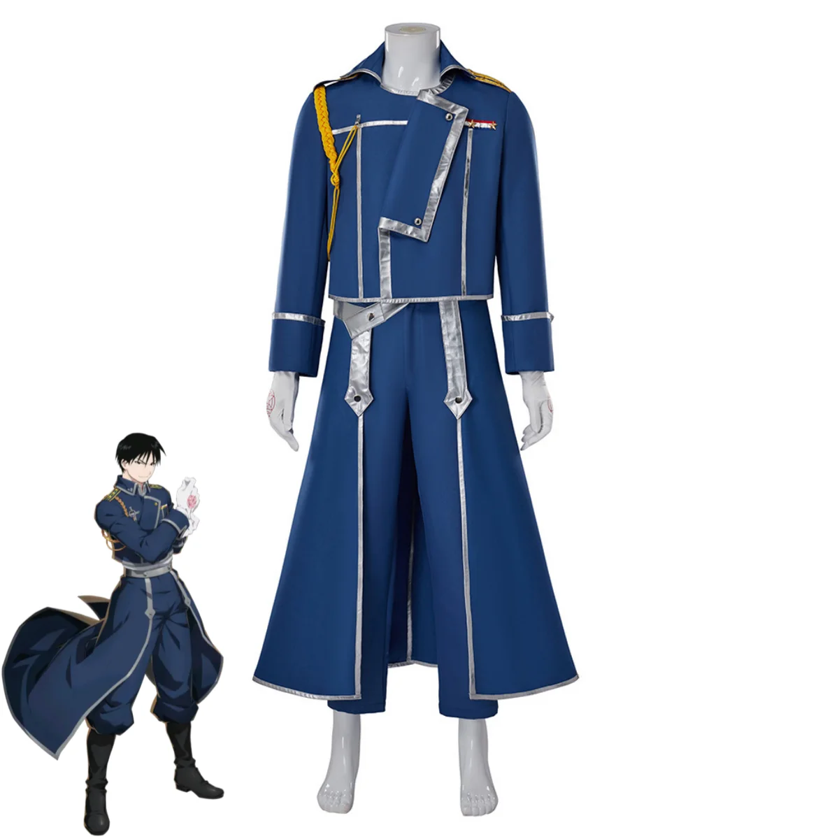Blue Fight Military Uniform Co - Fullmetal Alchemist Coat avaliação e preço