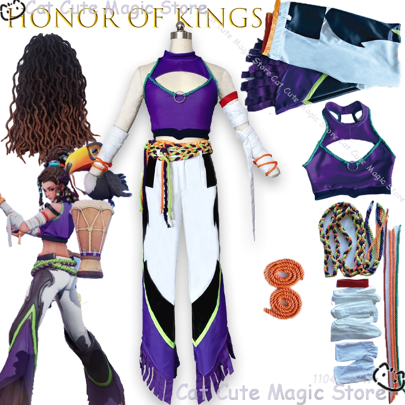 honor Of Kings Girlypop Mayene - Anime Cosplay Kostüm avaliação e preço