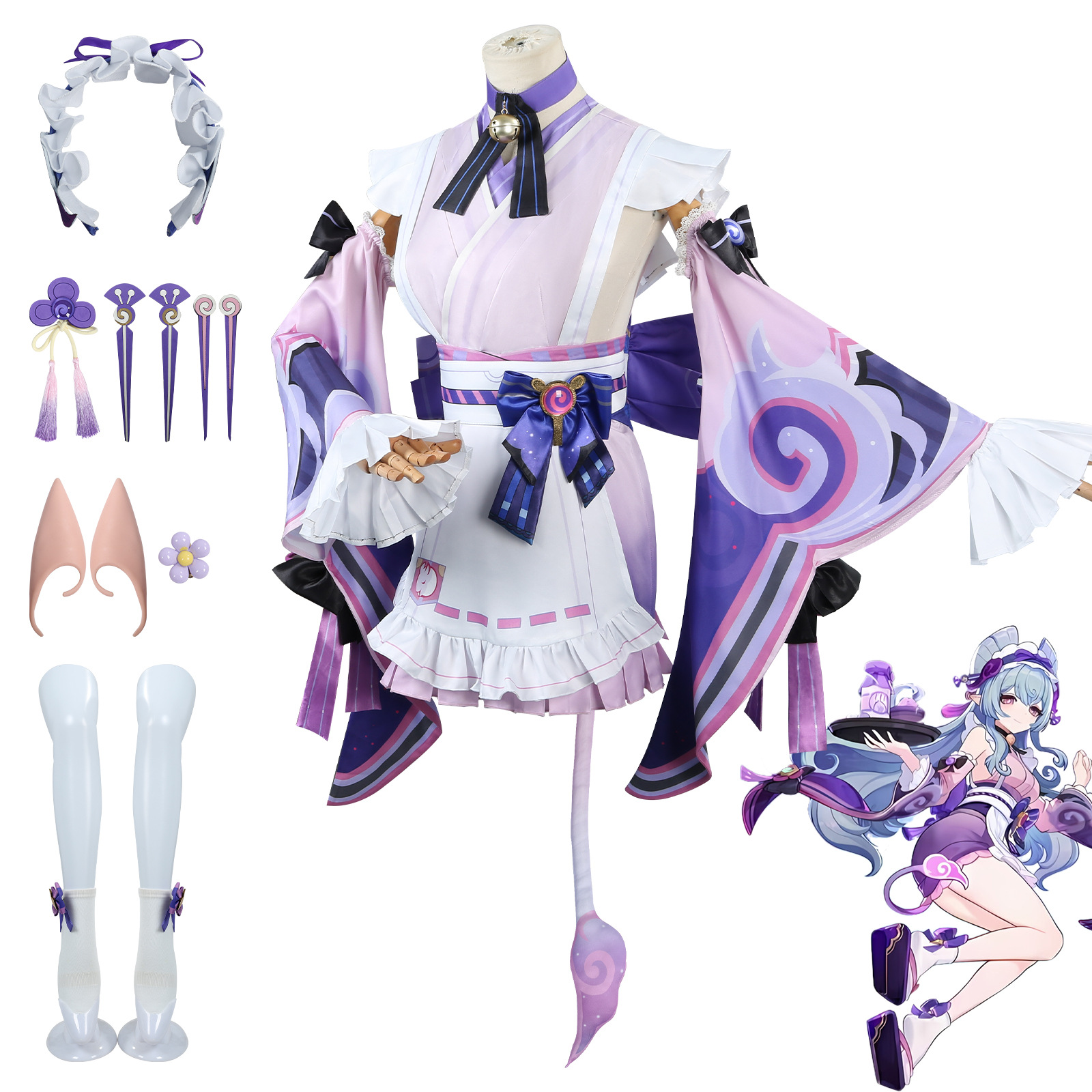 Yumemizuki Mizuki Cosplay Cost - Cosplay Anime Yae Miko avaliação e preço