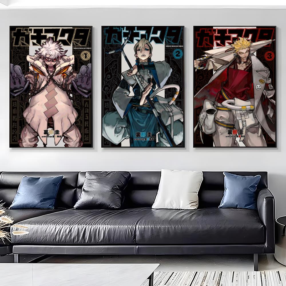 Anime G-GACHIAKUTA Poster Stic - Anime Cosplay Wallpaper avaliação e preço