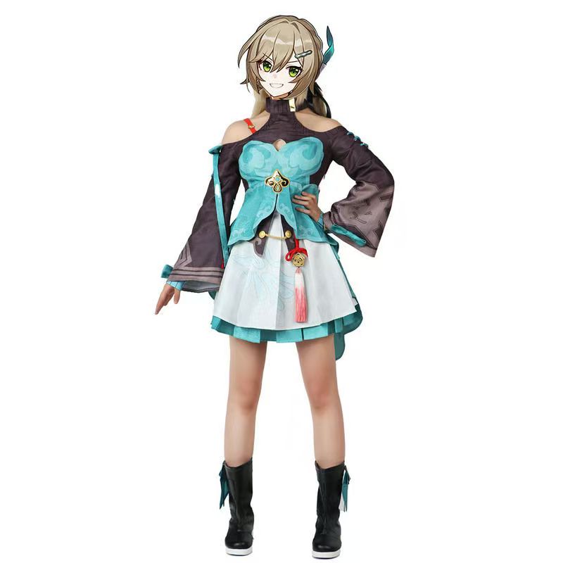 Qingque Cosplay Costume Anime  - Anime Cosplay Kostüm avaliação e preço