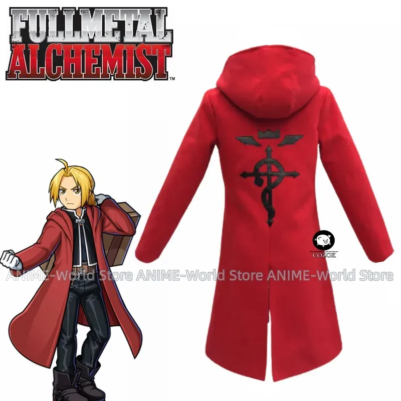 Anime Full Metal Alchemist Cos - Fullmetal Alchemist Coat avaliação e preço