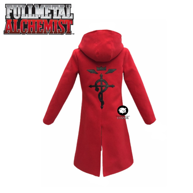 Anime Full Metal Alchemist Cos - Fullmetal Alchemist Coat avaliação e preço