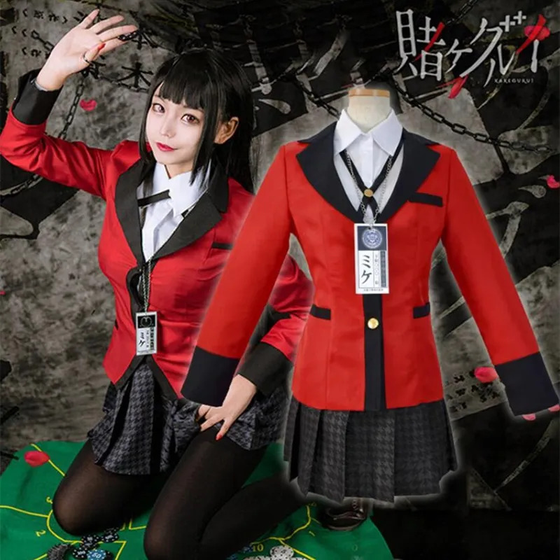 Cosplay Anime Kakegurui Saotom - Anime Cosplay Yumeko avaliação e preço
