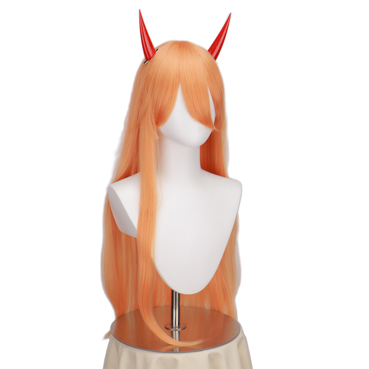 Anime  cosplay power cosplay w - Anime Cosplay Orange Hair avaliação e preço