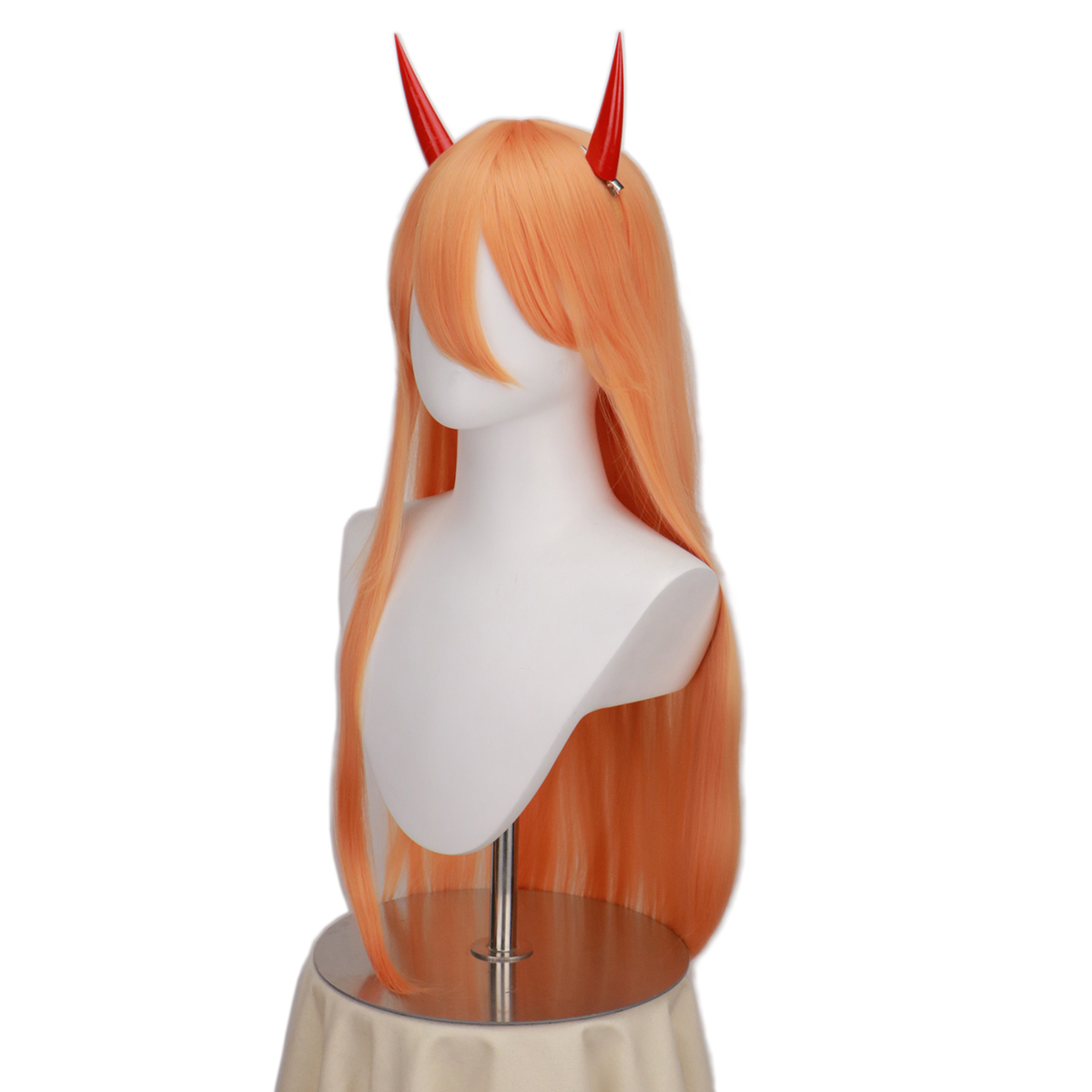 Anime  cosplay power cosplay w - Anime Cosplay Orange Hair avaliação e preço