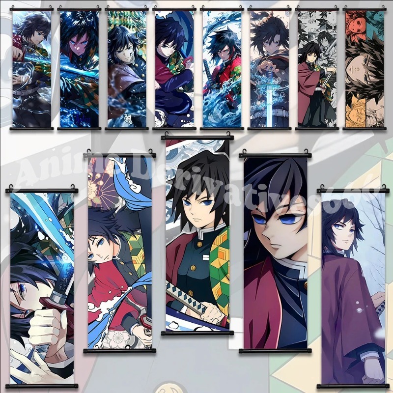 Giyu Tomioka Demon Slayer Wall - Anime Cosplay Wallpaper avaliação e preço
