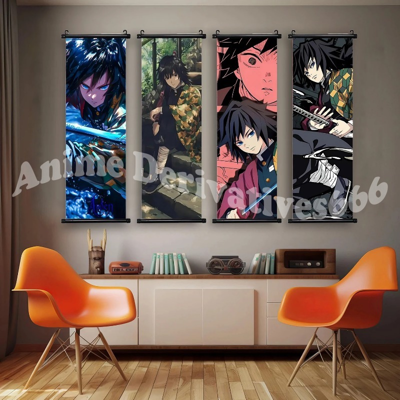 Giyu Tomioka Demon Slayer Wall - Anime Cosplay Wallpaper avaliação e preço