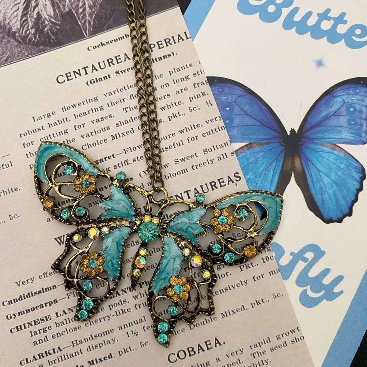 Cosplay retro butterfly pendan - Anime Cosplay Instagram avaliação e preço