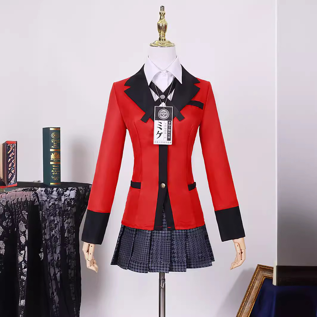 Kakegurui Cosplay Costume Yume - Anime Cosplay Yumeko avaliação e preço