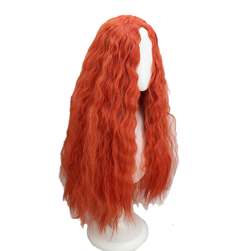 Malenia Cosplay Wig Orange Red - Anime Cosplay Orange Hair avaliação e preço
