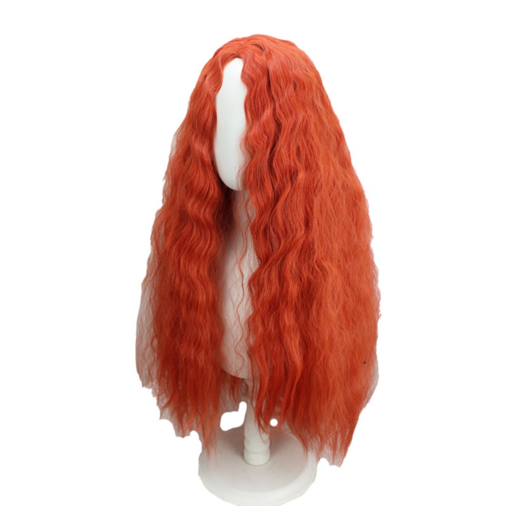 Malenia Cosplay Wig Orange Red - Anime Cosplay Orange Hair avaliação e preço