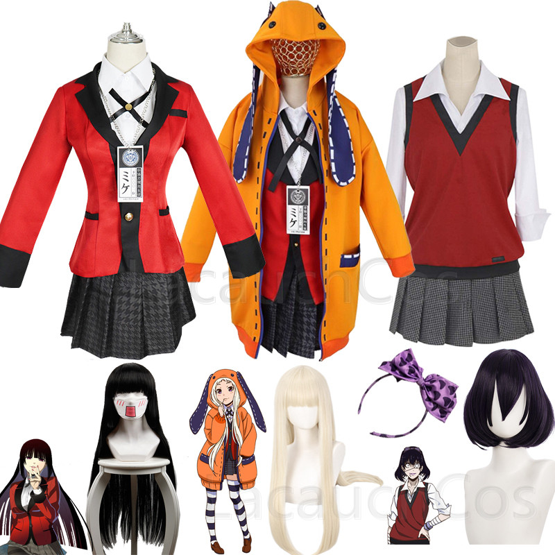 Jabami Yumeko Cosplay Compulsi - Anime Cosplay Yumeko avaliação e preço