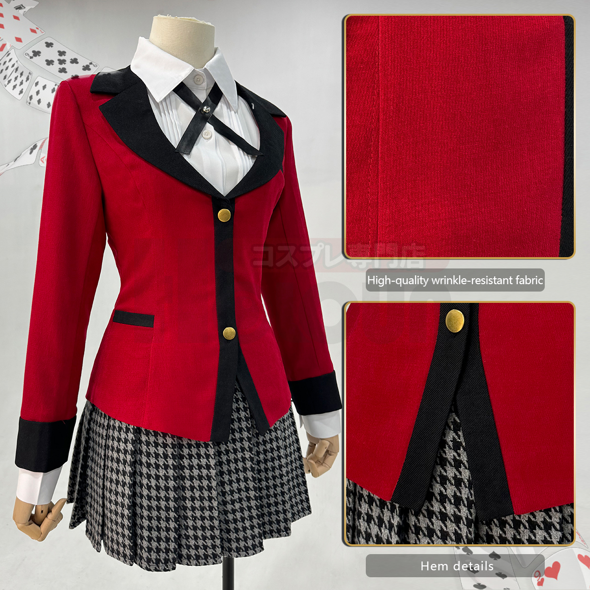 HOLOUN Jabami Yumeko Kakegurui - Anime Cosplay Yumeko avaliação e preço