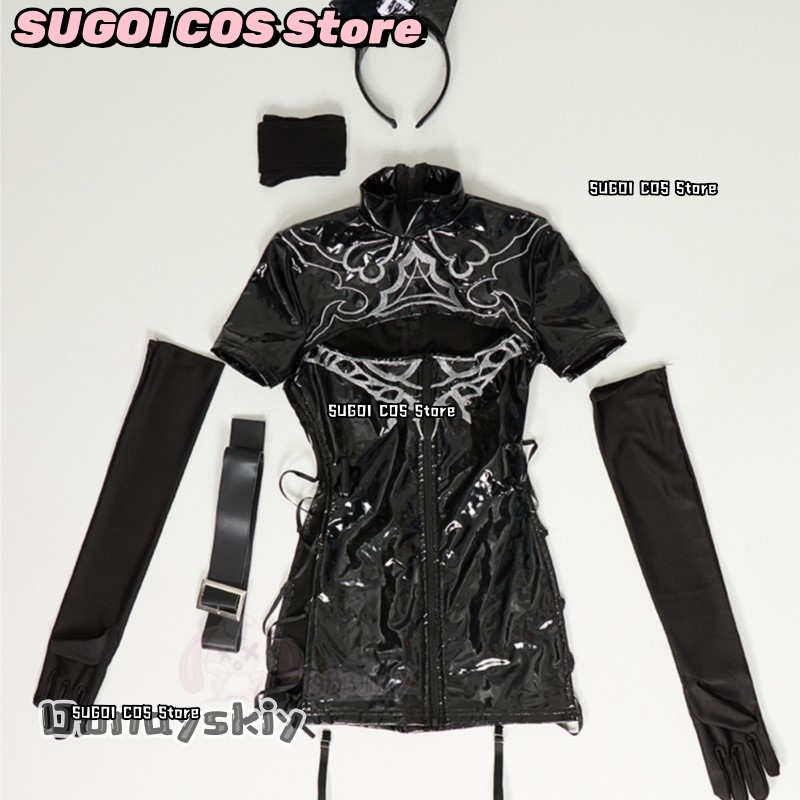 SUGOI@NieRut omata 2B Gothic N - Anime Cosplay Bikini avaliação e preço