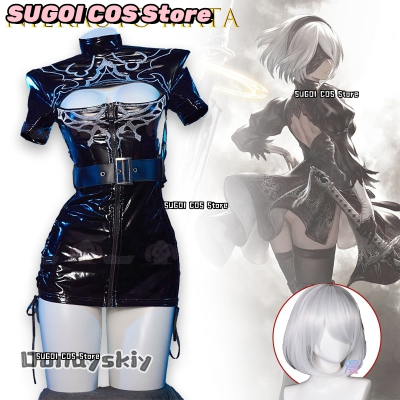 SUGOI@NieRut omata 2B Gothic N - Anime Cosplay Bikini avaliação e preço