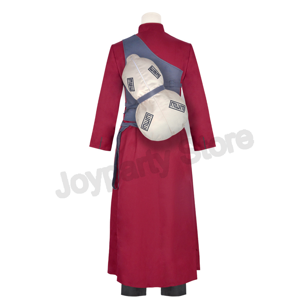 Gaara Cosplay Costume Sand Fiv - Anime Cosplay With Red Hair avaliação e preço