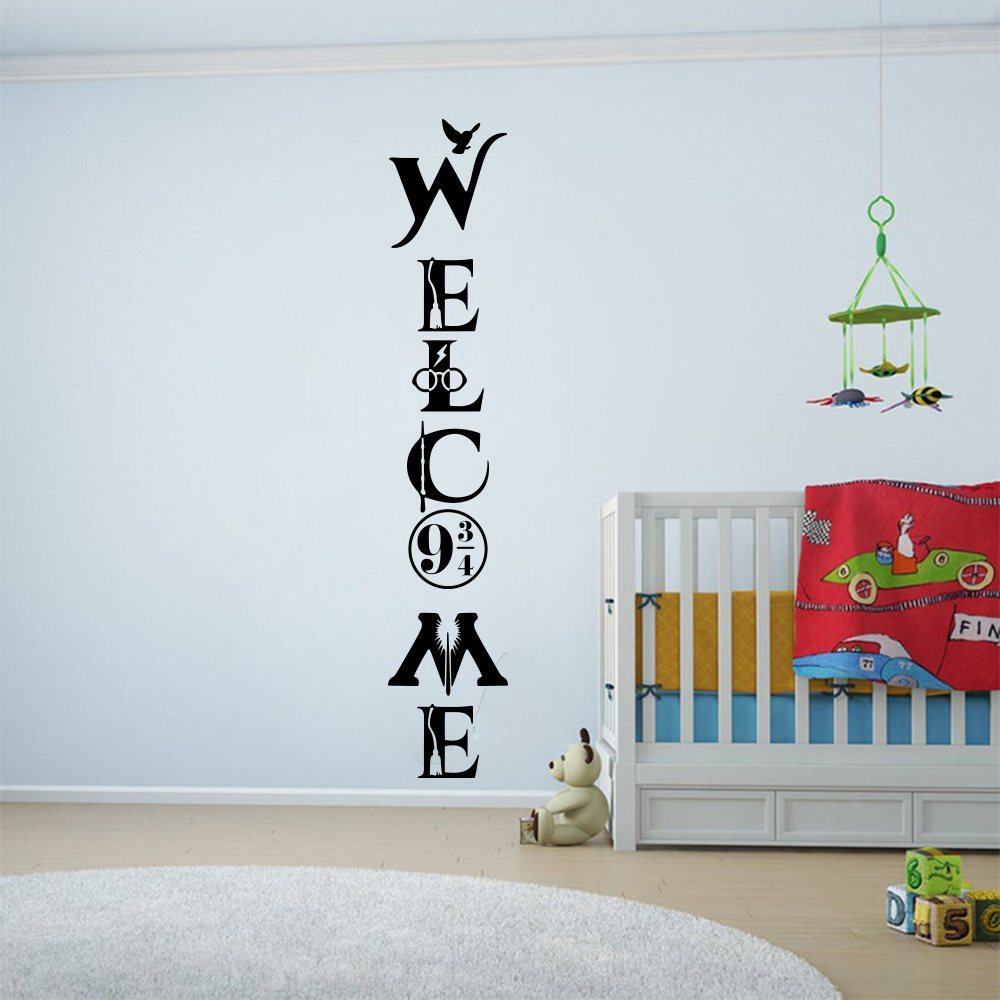 Large Welcome Harr Y Door Wall - Anime Cosplay Wallpaper avaliação e preço