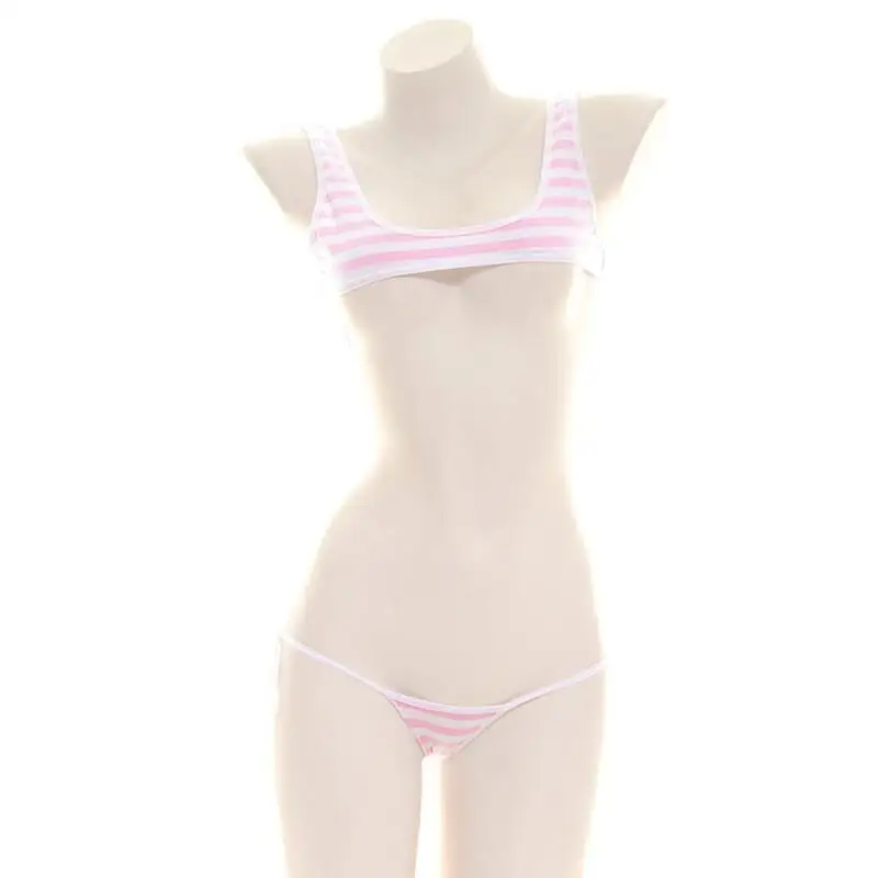 Sexy Japanese Style  Blue Whit - Anime Cosplay Bikini avaliação e preço