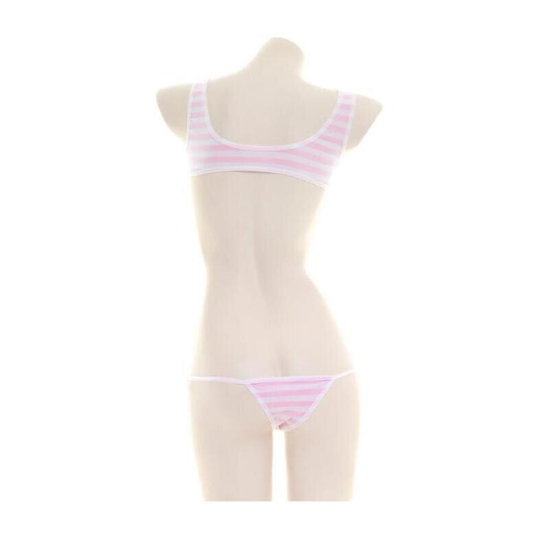 Sexy Japanese Style  Blue Whit - Anime Cosplay Bikini avaliação e preço