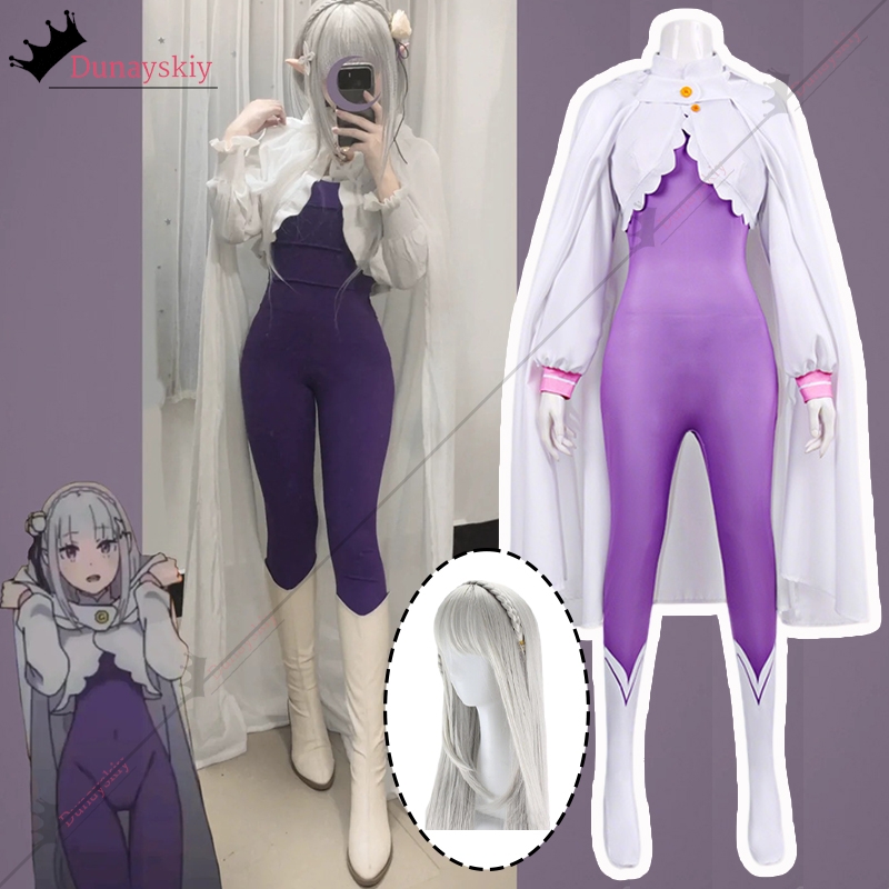 Cosplay Emilia Tight-Fitting B - Anime Cosplay Manga avaliação e preço